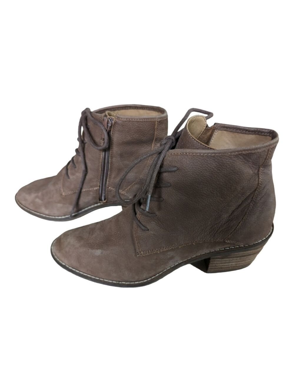 Lucky Brand Brown Leather Idril Bootie Size 8